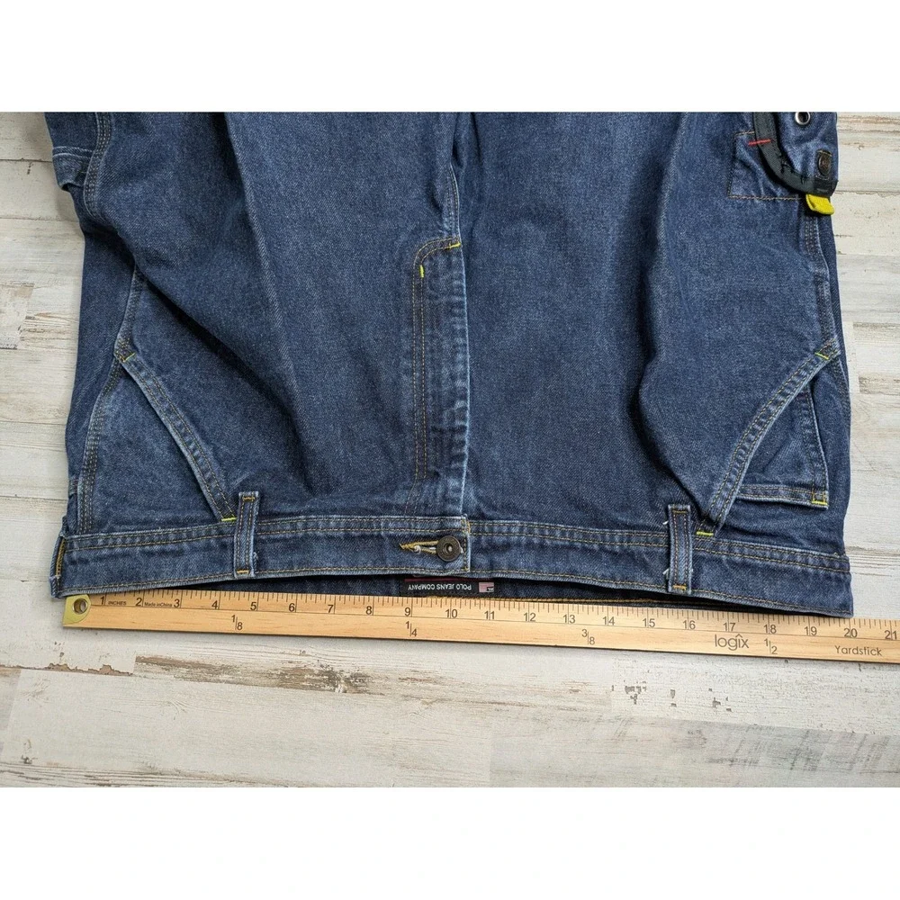 Vintage Polo Ralph Lauren Mens High Rise Cell Phone Carpenter Jeans Size 38x32